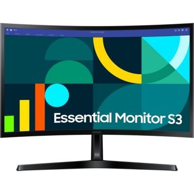 Écran PC - SAMSUNG - S24D366GAU - 24" FHD 1800R - Dalle VA - 100Hz - 4ms - 1 HDMI - Inclinable - Noir