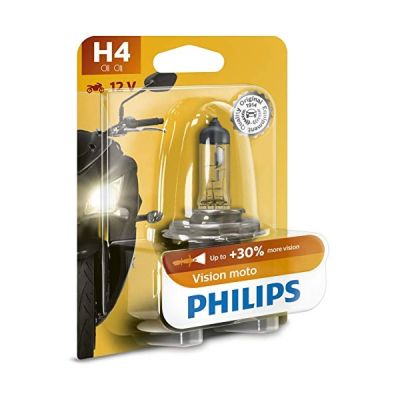 image Philips 0730612 Ampoule Spéciale 12342PRBW H4 Motovision