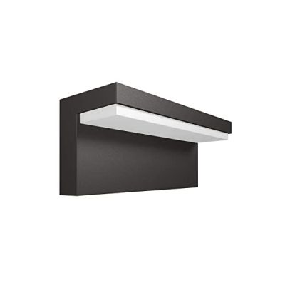 image Philips luminaire extérieur LED applique Bustan gris lumière blanc chaud