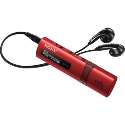 image Sony NWZ-B183R.CEW Lecteur MP3 4Go LCD USB Autonomie 18h Rouge