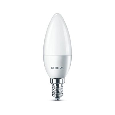 Philips ampoule LED Flamme E14 55W Equivalent 40W Blanc froid