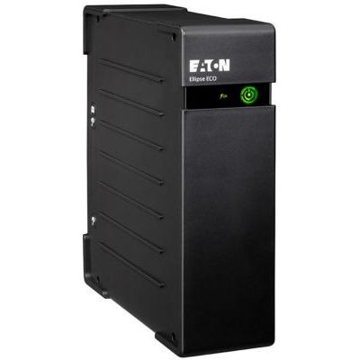 image Eaton Onduleur Ellipse ECO 650 USB FR - Off-line UPS - EL650USBFR - Puissance 650VA (4 prises FR, Parasurtenseur, Batterie) - UPS avec Interface USB (câble inclus) - Noir