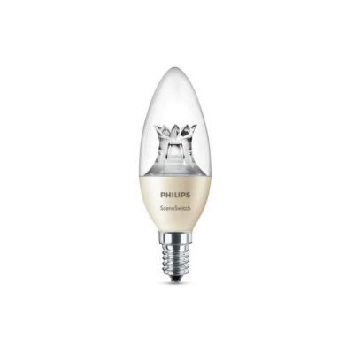 image Philips ampoule LED Flamme E14 40W Blanc chaud SceneSwith 3 ambiances