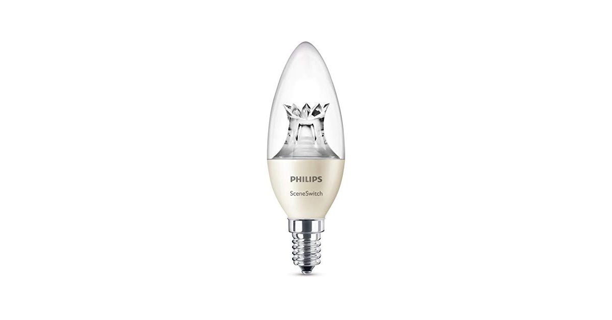 Lot De 10 Ampoules Philips Goutte 40W E14 Blanc Chaud - Mat, Dimmable - Pour Ambiance Douce