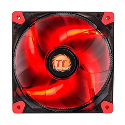 Thermaltake - Luna 12 LED - Ventilateur PC (12V - 20.7 dB - diam: 12cm - 1200 RPM) Rouge