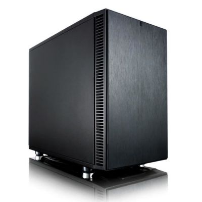 image Fractal Design Nano S - Mini Tower Computer Case - ITX - Optimized for High Airflow and Silent Computing with ModuVent Technology - 2X Fractal Design Dynamic X2 GP-14 Silent Fans Included - Black