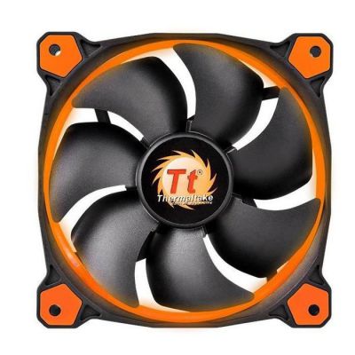 image Thermaltake - Riing 12 LED - Ventilateur PC (12 cm - LED Orange) Noir