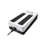 image produit Eaton Onduleur Parafoudre Eaton 3S 700 IEC - Off-line UPS - Alimentation Sans Interruption - Puissance 700VA (8 prises IEC, Silencieux, 2 ports de charge USB Type-A) - Interface USB - Noir&Blanc - livrable en France