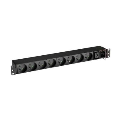 image Eaton FlexPDU - Unité de Distribution Secteur (Rack-montable) - CA 220-240 V - 3000 VA - entrée : IEC 60320 C20 16A - connecteurs de Sortie : 9 (connecteur IEC, Français/UTE) - 1U - 19" Noir EFLX8F