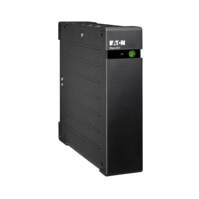 image Eaton UPS Ellipse ECO 1200 USB DIN - Alimentation sans interruption (ASI) hors ligne - 1200 VA avec protection contre les surtensions EL1200USBDIN (8 sorties Schuko, batterie) Noir Allemagne, Italie