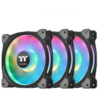 image Thermaltake Riing Duo 12 RGB Premium Edition Boitier PC Ventilateur 12 cm Noir
