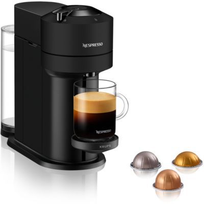image Machine à Café Nespresso Krups Vertuo Next Noir Mat Cafetière à Capsules YY4606FD