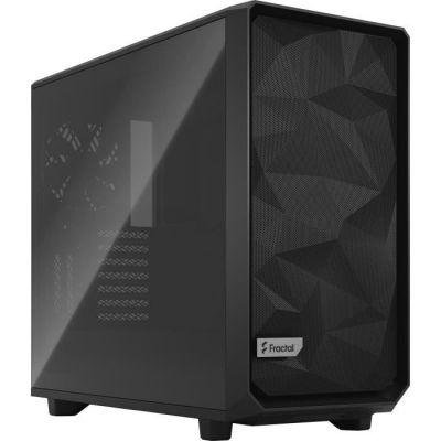 image Fractal Design Meshify 2 Black ATX Flexible Dark Tinted Tempered Glass Window Mid Tower Computer Case