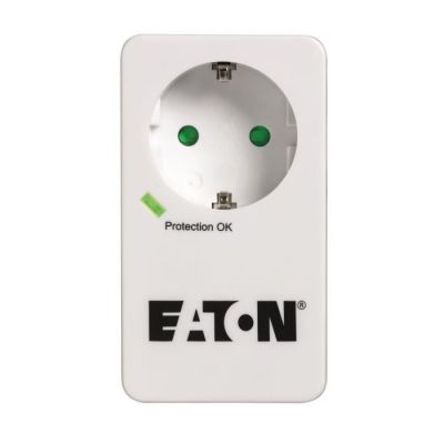 image Eaton Protection Box 1 DIN Adaptateur de prise avec protection contre les surtensions (prise Schuko) Blanc