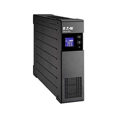 image Eaton Onduleur Ellipse PRO 1600 FR - Line Interactive UPS - ELP1600FR - Puissance 1600VA (8 prises FR) - Régulation Tension (AVR) - UPS avec Afficheur et Interface USB (cable USB inclus) - Noir