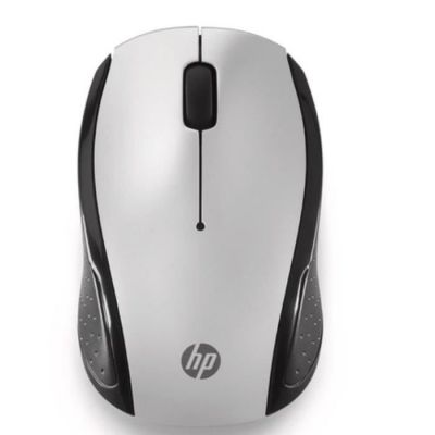 image HP 200 - Souris Sans Fil Argent Vif (USB, 1000 DPI, Ambidextre)