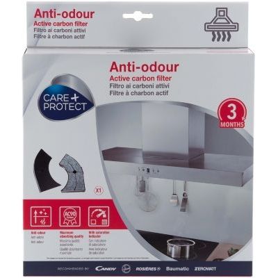 image CARE + PROTECT Filtres à Charbon Actif Anti-Odeur Compatibles (240x225x25mm, 250gr, Type 010)