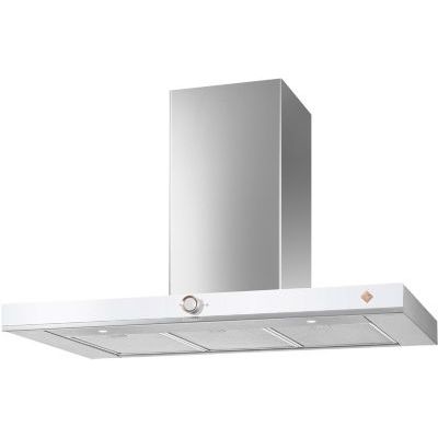 image De Dietrich Hotte de cheminée blanche 90 cm DHB7952W