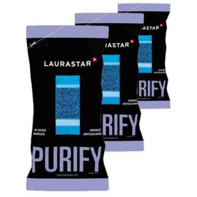 image LAURASTAR Filtre anti calcaire 3 recharges granulés filtre S Pure Plus/Xtra, Blue