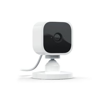 image Blink Mini 1 Caméra de surveillance d'intérieur connectée, compacte, Vidéo Full HD 1080p, détection de mouvements, fonctionne avec Alexa (branchement prise électrique)