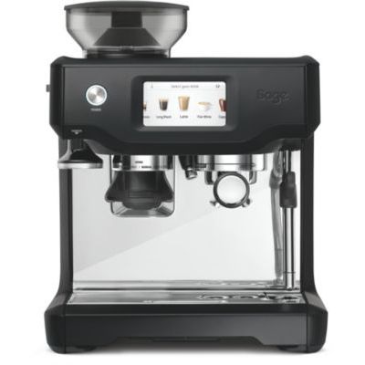 image Sage - The Barista Touch - Tassage Manuel Machine à Café à Grain avec Mousseur à Lait, Truffe Noire