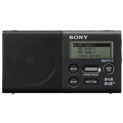 image Sony XDR-P1DBP Radio Portable Compacte, FM/Dab/Dab+ - Noir