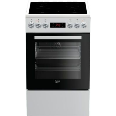 image Cuisinière vitrocéramique Beko FSE57302GWC