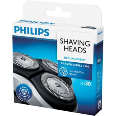 image PHILIPS SH30/50 - Accessoires rasoir Series 1000 et 3000 -  3 têtes de rasage