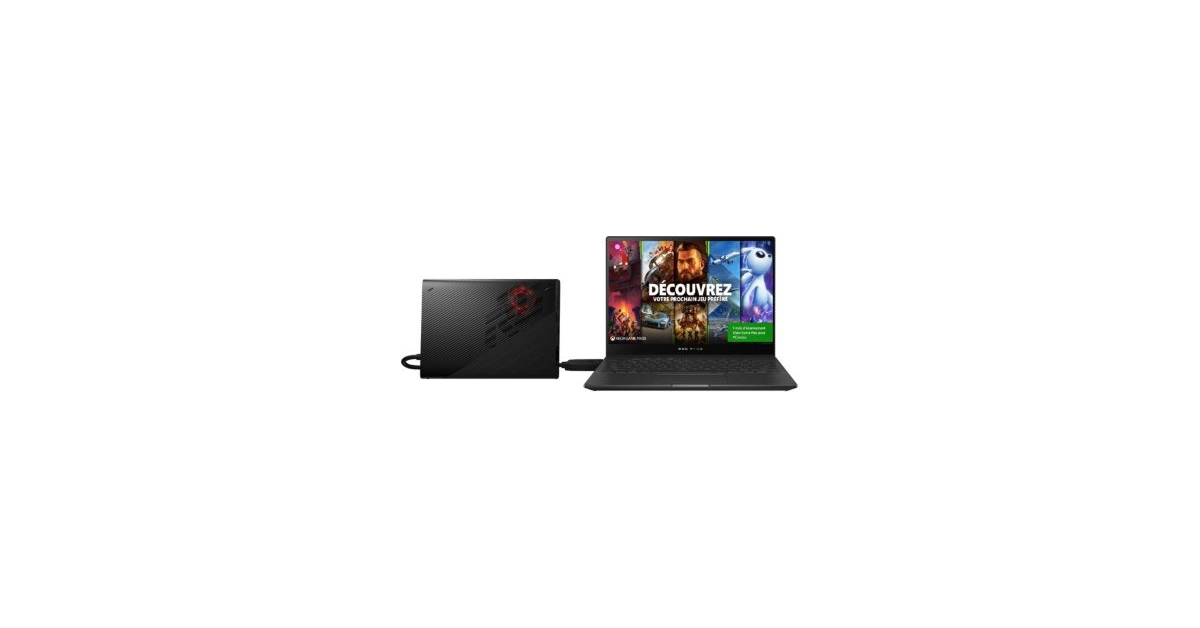 Comparer les prix : PC portable Asus ROG FLOW X13 GV301QH-K5232T + ROX ...