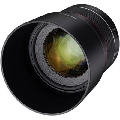 image Samyang AF 85 mm F1,4 RF pour Canon R – Objectif portrait léger et compact avec autofocus rapide pour Canon RF Mount à distance fixe pour appareils photo Canon EOS R, EOS RP et EOS Ra DSLM sans miroir