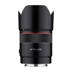 image produit Samyang AF 75 mm F1.8 FE (minuscule mais absolu) – Objectif portrait mise au point automatique plein format et focale fixe APS-C Sony E Mount pour Sony - livrable en France