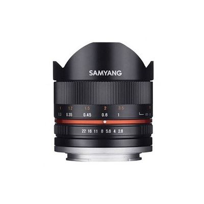 image Samyang F2.8 Fisheye II UMC Fuji X Objectif 8 mm Noir