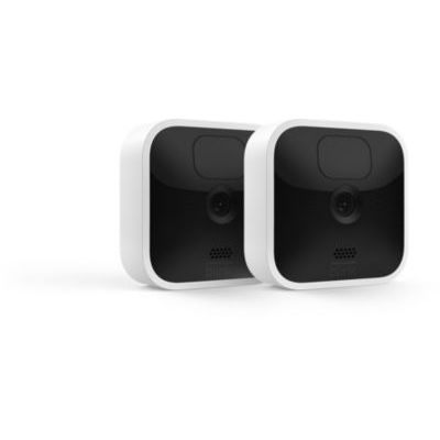image Blink Indoor, Caméra de surveillance HD sans fil avec deux ans d'autonomie, détection des mouvements et audio bidirectionnel, fonctionne avec Alexa | Kit 2 caméras