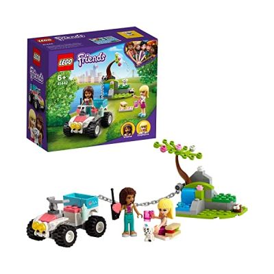LEGO 41442 Friends Le Buggy de Sauvetage de la Clinique Vétérinaire Jouet Minidolls Stéphanie et Andréa pour Enfant de 6 Ans et +