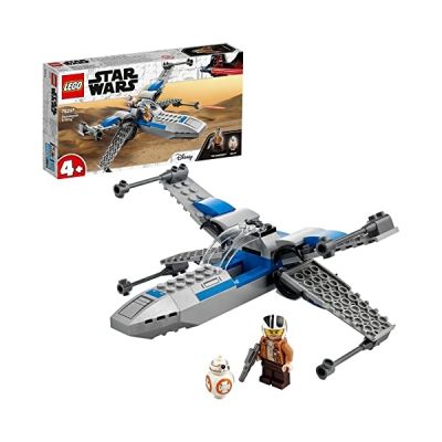 image LEGO 75297 Star Wars X-Wing™ de la Résistance Jouet Starfighter pour Les Enfants de 4 Ans et + avec La Minifigurine de Poe Dameron