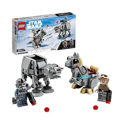 LEGO 75298 Star Wars Microfighters AT-AT Contre Tauntaun Jeu de Construction Minifigurines de Luke Skywalker et du Marcheur AT-AT