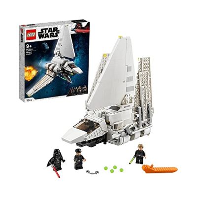 LEGO 75302 Star Wars La Navette Impériale Jeu de Construction Minifigurines de Luke Skywalker avec son Sabre Laser et Dark Vador