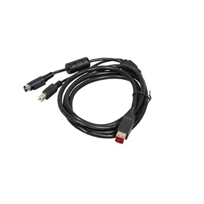 image HP Câble pour transfert de données - 3,05 m USB alimenté - Pour Imprimante - USB alimenté