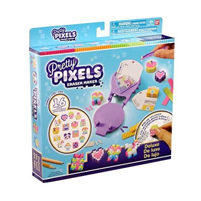 image Bandai - Pretty Pixels - Krazy Pixels - Fabrique à gommes - Set de luxe - Loisirs créatifs - 38531