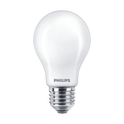 image Ampoule standard LED PHILIPS Non dimmable - Verre dépoli - E27 - 60W - Blanc Chaud