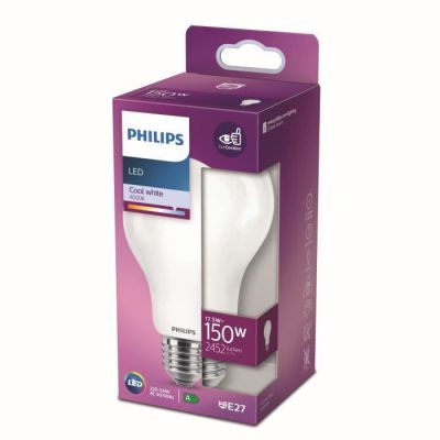image Philips Ampoule LED Equivalent 150W E27 Blanc froid Non Dimmable, verre