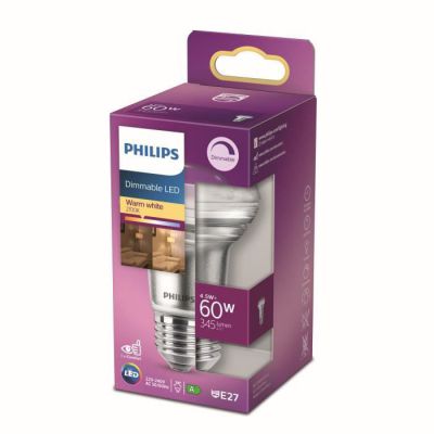 image Philips Ampoule LED Equivalent 60W E27 Blanc chaud Dimmable