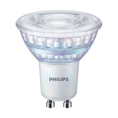 Philips ampoule LED Spot GU10 50W Blanc Neutre, Compatible Variateur, Verre