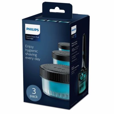 image Philips CC13/50 Pack de 3 Recharges de Liquide Quick Clean Pod 480 ml