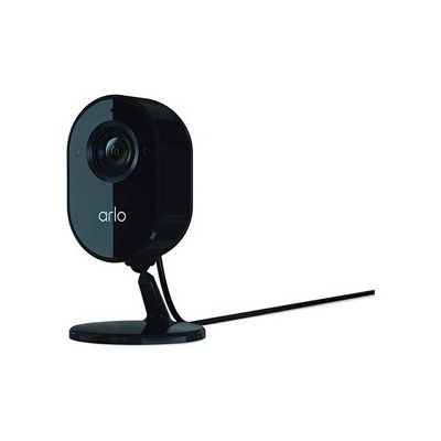 image Arlo Essential Caméra surveillance Wifi intérieure et filaire, 1080P, audio bidirectionnel, Détection de mouvement, Vision nocturne, Essai gratuit de 90 jours inclus pour le Arlo Secure VMC2040B Noir