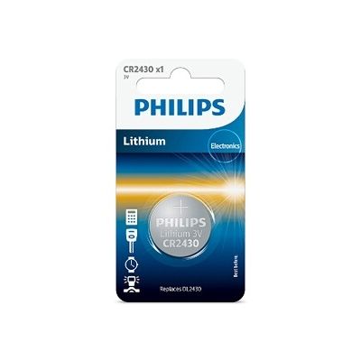 image PHILIPS 1 Ampoule Pila Boton LITIO CR2430 3 V