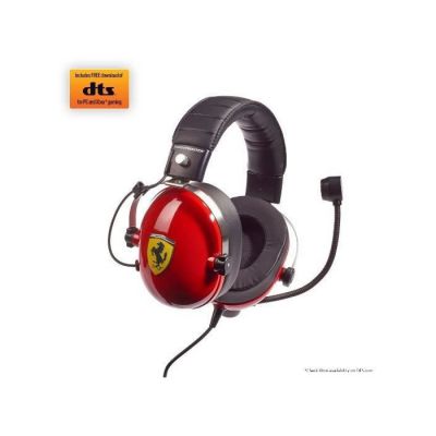 image Thrustmaster T.Racing Scuderia Ferrari Edition-DTS -Casque Gaming pour PS5 / PS4 / Xbox Series X|S / Xbox One / PC / Switch - Sous license officielle Ferrari