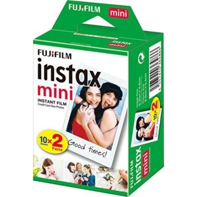 image Fujifilm - Twin Films pour Instax Mini - 86 x 54 mm - 10 feuilles x 2 paquets = 20 feuilles