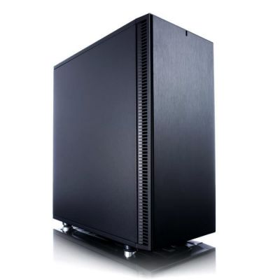image Fractal Design Define C - Compact Mid Tower Computer Case - ATX - Optimized for High Airflow and Silent Computing with ModuVent Technology - 2X 120mm Silent Fans Included - PSU Shroud - Black