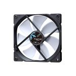 image produit Fractal Design Dynamic X2 GP-14 Computer Fan - Silent Fan - High Airflow – 140x140x25 mm – 1000RPM – FDB-Bearings – Trip Wire - Aerodynamically shaped struts – 12v - Black/White (Single) - livrable en France